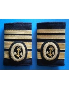 Galones de Primer Oficial de Puente con Título de Capitán